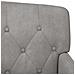 Loveseat con bottoni imbottiti Grigio Chiaro 111 x 65 x 79 cm - Foto miniatura 7