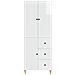 Set di armadi 2 pcs 66 x 34,5 x 90 cm Legno ingegnerizzato - Foto miniatura 4