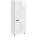 Set di armadi 2 pcs Bianco Lucido 66 x 34,5 x 89,5 cm - Foto miniatura 1