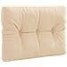 Cuscino per schienale di pallet VIANEN 100% Poliestere Crema - Foto miniatura 1