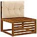 Cuscino per schienale di pallet VIANEN 100% Poliestere Crema - Foto miniatura 2