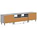 Mobile TV LED a 5 pezzi Sonoma grigio Legno ingegnerizzato - Foto miniatura 6