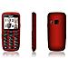 Magnum Senior Phone Display 2.2" con Tasti Grandi + Tasto SOS Bluetooth Colore Roso - Italia - Foto miniatura 2