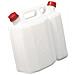 Tanica In Plastica Per Alimenti E Trasporto Liquidi Due Usi Da 5 Litri (1,5 + 3,5) - Bianco Neutro - Foto miniatura 1
