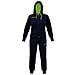 Tuta Lady Completo Di Giacca A Manica Lunga E Pantalone Di Colore Blu / giallo Fluo Taglia Xs - Foto miniatura 1