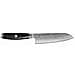 Super Gou Ypsilon Coltello Da Cucina Damascato Strati 193 Santoku Cm. 16,5 - Foto miniatura 1