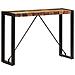 Tavolo Consolle 110x35x76 Cm In Legno Massello Di Recupero - Foto miniatura 6