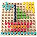 14866 - Bambino Giocattolo In Legno Gioco Spina A Colori Con 121 Spine - Foto miniatura 3