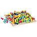 14866 - Bambino Giocattolo In Legno Gioco Spina A Colori Con 121 Spine - Foto miniatura 4