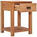 Comodino 35x35x50 Cm In Legno Massello Di Teak - Foto miniatura 2