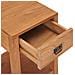 Comodino 35x35x50 Cm In Legno Massello Di Teak - Foto miniatura 4