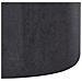 Set Di 2 Pouf Portaoggetti In Velluto Nero Doris - Foto miniatura 15