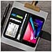 Custodia Iphone Se 2020 / 7 / 8 Porta Carte In Pelle Funzione Stand Premium Nero - Foto miniatura 2