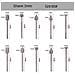 20pcs Rotary Burrs Set Con 3 Millimetri Shank Per Dremel Rotary Tools Lucido Grinding Fai Da Te Per Incidere - Foto miniatura 4