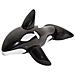Balena Killer Gonfiabile A Cavallo Con Maniglie 2.03x1.02m - Foto miniatura 1