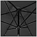 Ombrellone da Esterni con LED e Palo in Acciaio Antracite 2x3 m - Foto miniatura 2
