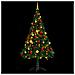 Albero di Natale Preilluminato con Palline Verde 150 cm - Foto miniatura 9