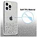Custodia Compatibile Con Apple Iphone 13 Pro In Trasparente Con Glitter - Coperchio Protettivo In Silicone Tpu Flessibile Con Glitter Scintillanti - Foto miniatura 4