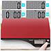 Ks350 Bilancia Da Cucina | Bilancia Ad Alta Precisione Con Display Digitale | Portata 1g / 5 Kg | Piattaforma In Vetro Rossa | Funzione Tara | Ideale Per Cucina E Pasticceria - Foto miniatura 2