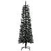 Albero Di Natale Artificiale Sottile Con Base Verde 150 Cm Pvc - Foto miniatura 5