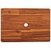 Sgabello 38x26x22 Cm In Legno Massello Di Acacia - Foto miniatura 10
