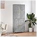 Credenza Grigio Cemento 69,5x34x180 Cm In Legno Multistrato - Foto miniatura 1