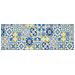 Tappeto Cucina Antiscivolo Stampa Digitale Emozioni Fantasie Maiolica Marina 58x115 Cetara - Foto miniatura 1