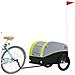 Rimorchio Da Bici Nero E Verde 45 Kg In Ferro - Foto miniatura 3
