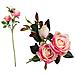 Mazzo Da 5 Rose Rosa 112994 (60 Cm) Bianco - Foto miniatura 2