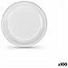 Set Di Piatti Riutilizzabili Algon Bianco Plastica 20,5 Cm (100 Unità) - Foto miniatura 1