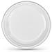 Set Di Piatti Riutilizzabili Algon Bianco Plastica 20,5 Cm (100 Unità) - Foto miniatura 2