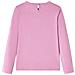 Maglietta Per Bambini Maniche Lunghe Rosa Bruciato 104 - Foto miniatura 2