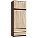 Sopralzo per armadio S90, 90x51x55 cm, Colore Weng? e Sonoma Quercia - Foto miniatura 5