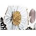 Decorazione In Metallo 3d Fiori 26 - Multicolore - Metallo - 106x6x60,5 Cm - Foto miniatura 3