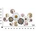 Decorazione In Metallo 3d Fiori 26 - Multicolore - Metallo - 106x6x60,5 Cm - Foto miniatura 6
