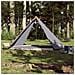 Tenda Familiare Tipi 8 Persone Grigia e Arancione Impermeabile - Foto miniatura 2