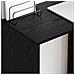 Scrivania nera in rovere Rovere nero Legno massello, MDF Compattta - Foto miniatura 4