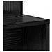 Scrivania nera in rovere Rovere nero Legno massello, MDF Compattta - Foto miniatura 8