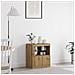 Mobile con luci LED Rovere Artigianale 60,5x37x67 cm - Foto miniatura 2