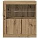 Mobile con luci LED Rovere Artigianale 60,5x37x67 cm - Foto miniatura 5