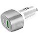 Caricatore Per Accendisigari Usb-c / Usb-a Pd 38w Qc 3.0 Modello Ultimate, Argento - Foto miniatura 1