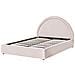 Letto Contenitore Tessuto Mouzon 140 X 200 Cm Beige Chiaro - Foto miniatura 3