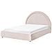 Letto Contenitore Tessuto Mouzon 140 X 200 Cm Beige Chiaro - Foto miniatura 4