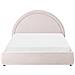 Letto Contenitore Tessuto Mouzon 140 X 200 Cm Beige Chiaro - Foto miniatura 5
