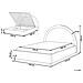 Letto Contenitore Tessuto Mouzon 140 X 200 Cm Beige Chiaro - Foto miniatura 8