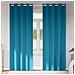 Tende con tende 2 pcs Turchese 245x140cm Poliestere - Foto miniatura 2