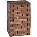 Pouf Naturale 29 x 29 x 48 cm Legno massello di recupero - Foto miniatura 6