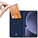 Cover per Galaxy S25 - Pelle /PU, Blu - Foto miniatura 3