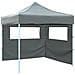 Tenda Party Antracite 291 x 291 x 315 cm Tessuto Oxford - Foto miniatura 1