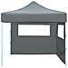 Tenda Party Antracite 291 x 291 x 315 cm Tessuto Oxford - Foto miniatura 2